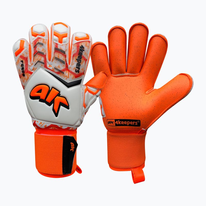 4keepers Force V 2.20 RF detské brankárske rukavice oranžovo-biele 4694 4