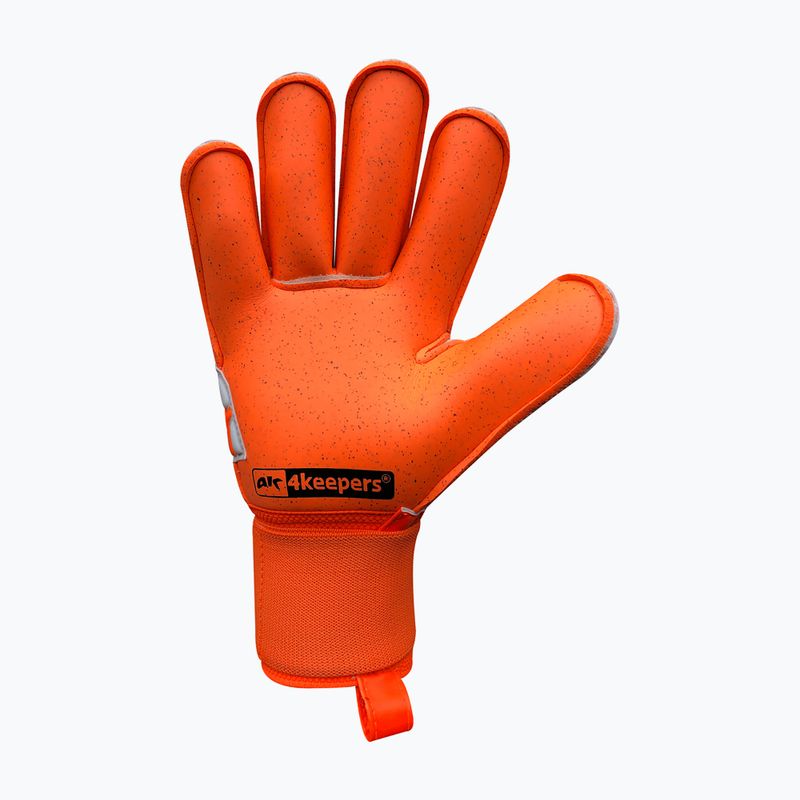 4keepers Force V 2.20 RF detské brankárske rukavice oranžovo-biele 4694 6