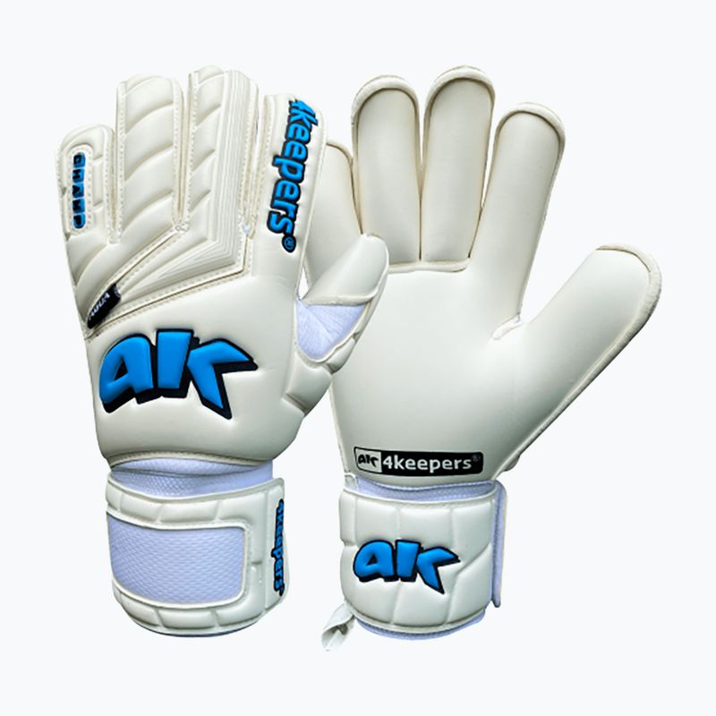 4keepers Champ Aqua V Rf brankárske rukavice bielo-modré 6