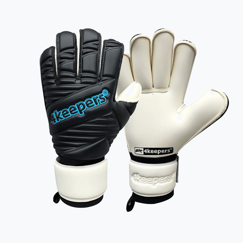 4keepers Retro IV RF detské brankárske rukavice čiernobiele 4KRIVBRFJR 5