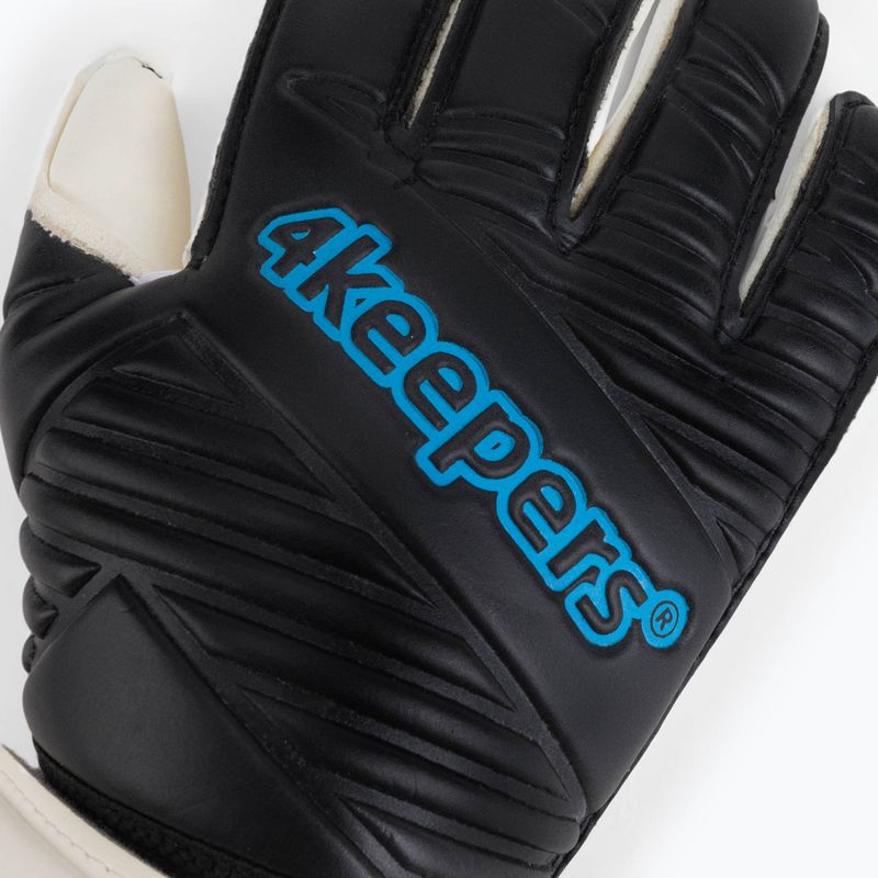 4keepers Retro IV RF detské brankárske rukavice čiernobiele 4KRIVBRFJR 3