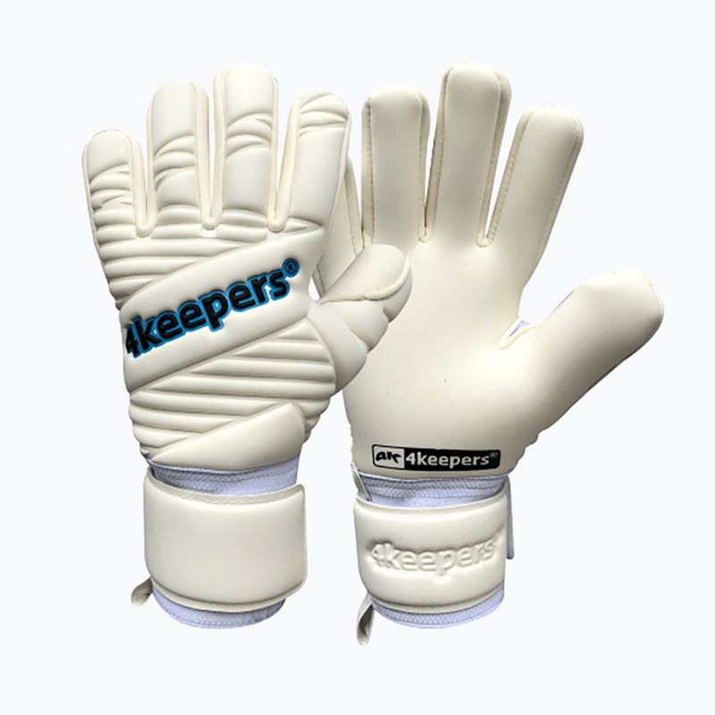 Detské brankárske rukavice 4keepers Retro IV NC white 4KRIVNCJR 6