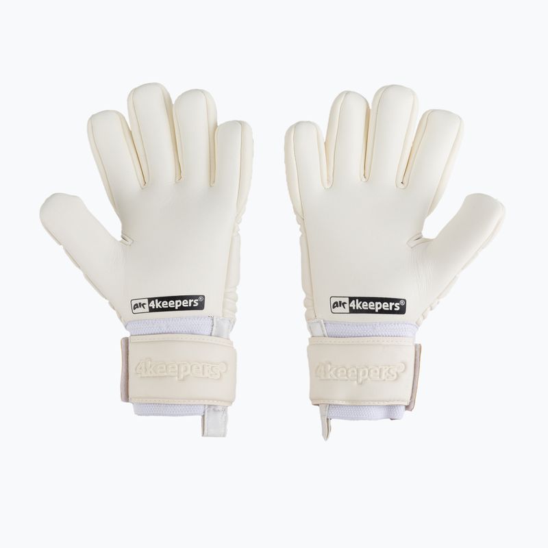 Detské brankárske rukavice 4keepers Retro IV NC white 4KRIVNCJR 2