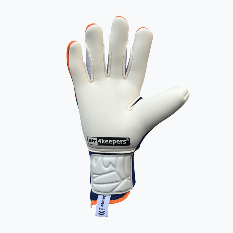 4Keepers Equip Puesta Nc Jr detské brankárske rukavice modré a oranžové EQUIPPUNCJR 5