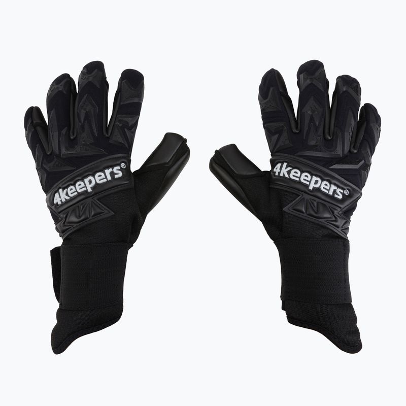 4Keepers Equip Panter Nc brankárske rukavice čierne EQUIPPANC