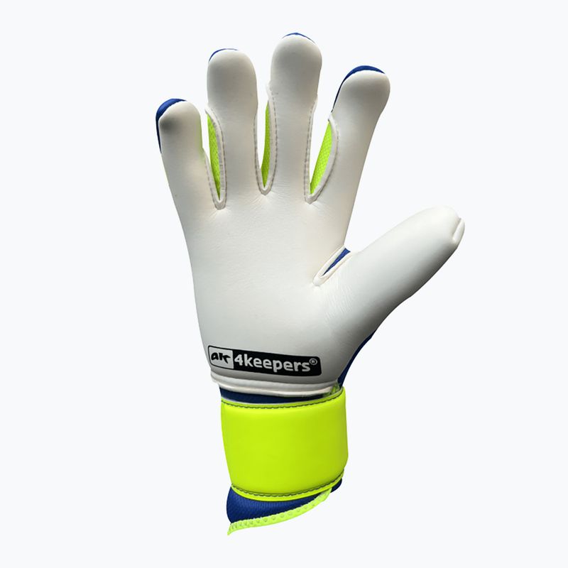 Detské brankárske rukavice 4Keepers Equip Breeze Nc Jr modro-zelené EQUIPBRNCJR 5