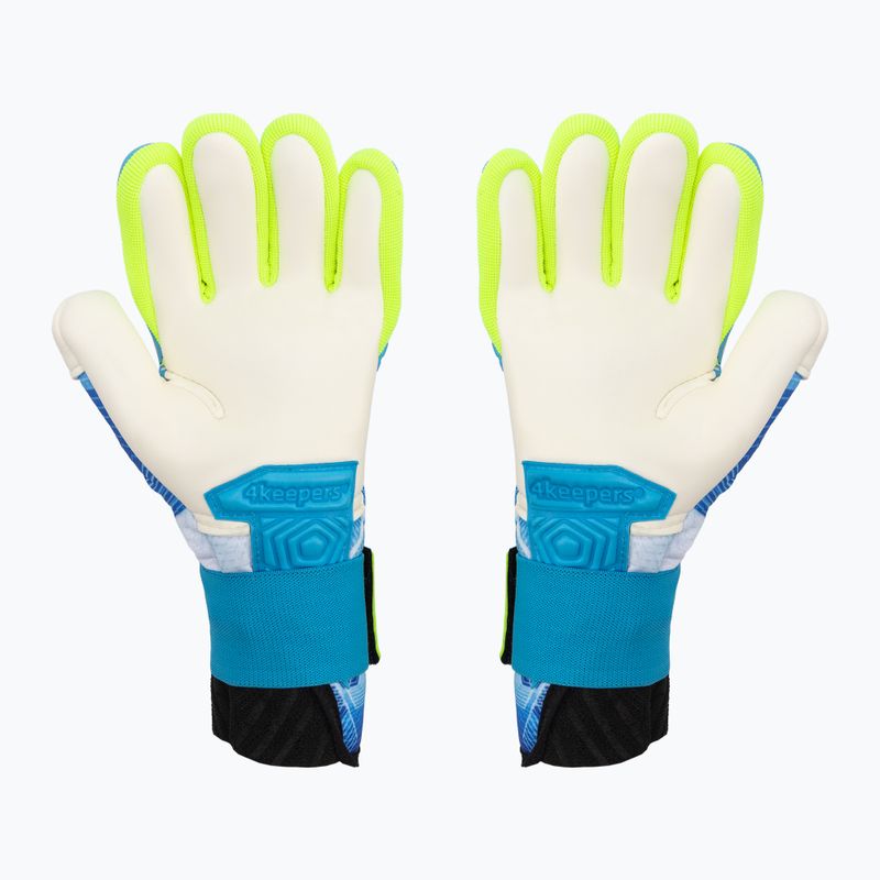 Detské brankárske rukavice 4Keepers Neo Liga Nc Jr modré 2