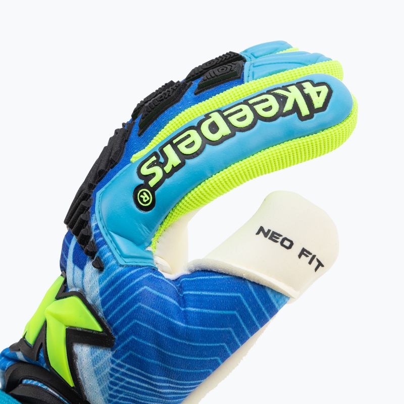 Detské brankárske rukavice 4Keepers Neo Liga Nc Jr modré 3