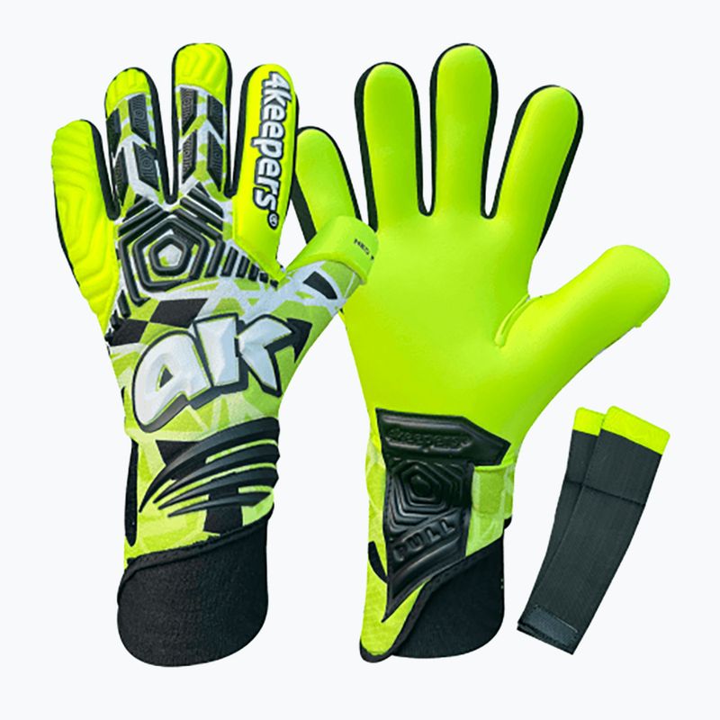 4Keepers Neo Focus Nc Jr detské brankárske rukavice zelené 5