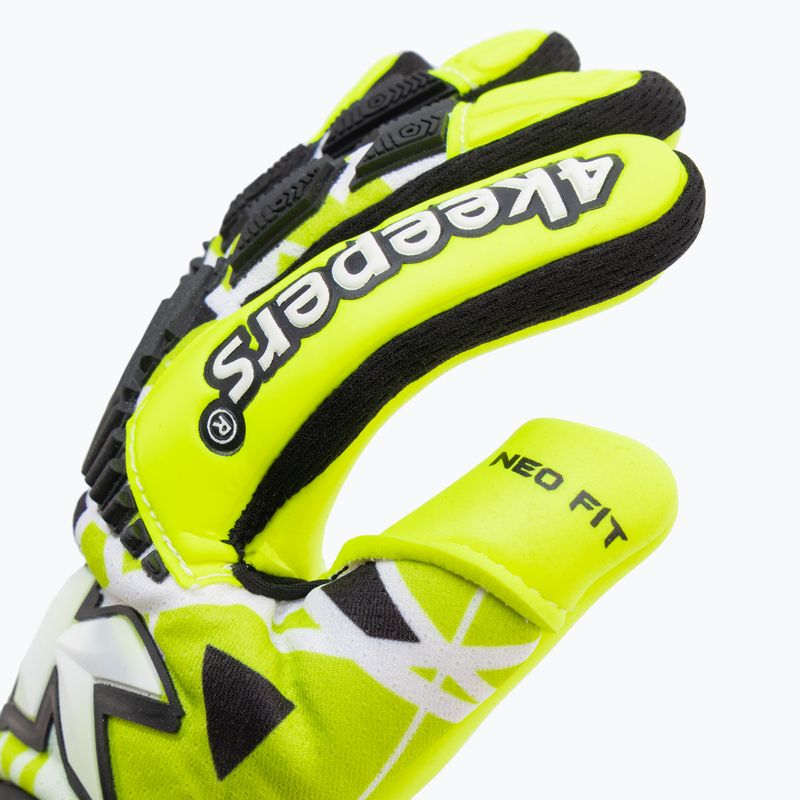 4Keepers Neo Focus Nc Jr detské brankárske rukavice zelené 3