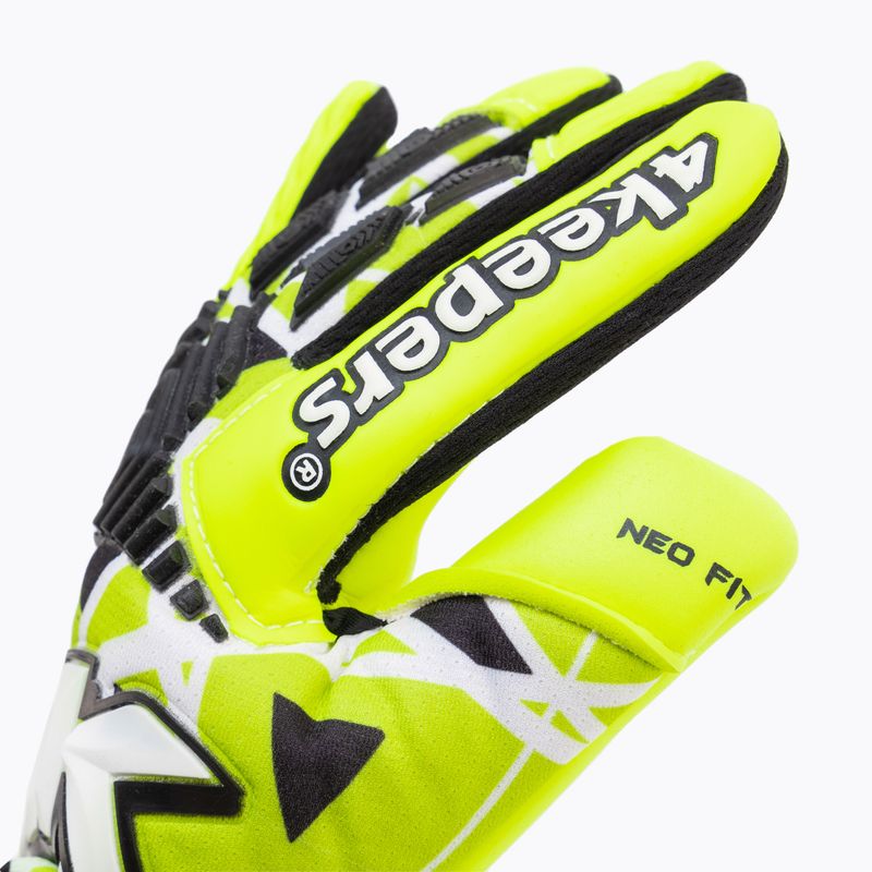 4Keepers Neo Focus Nc zelené brankárske rukavice 3