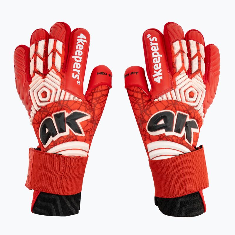 4Keepers Neo Rodeo Nc Jr detské brankárske rukavice červené