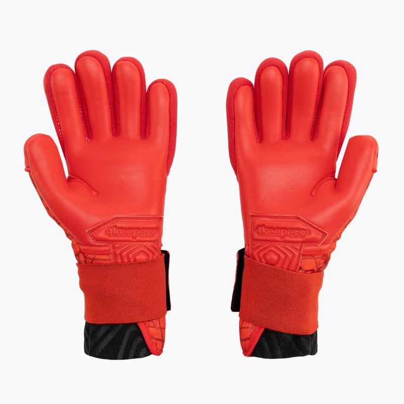 4Keepers Neo Rodeo Nc Jr detské brankárske rukavice červené 2