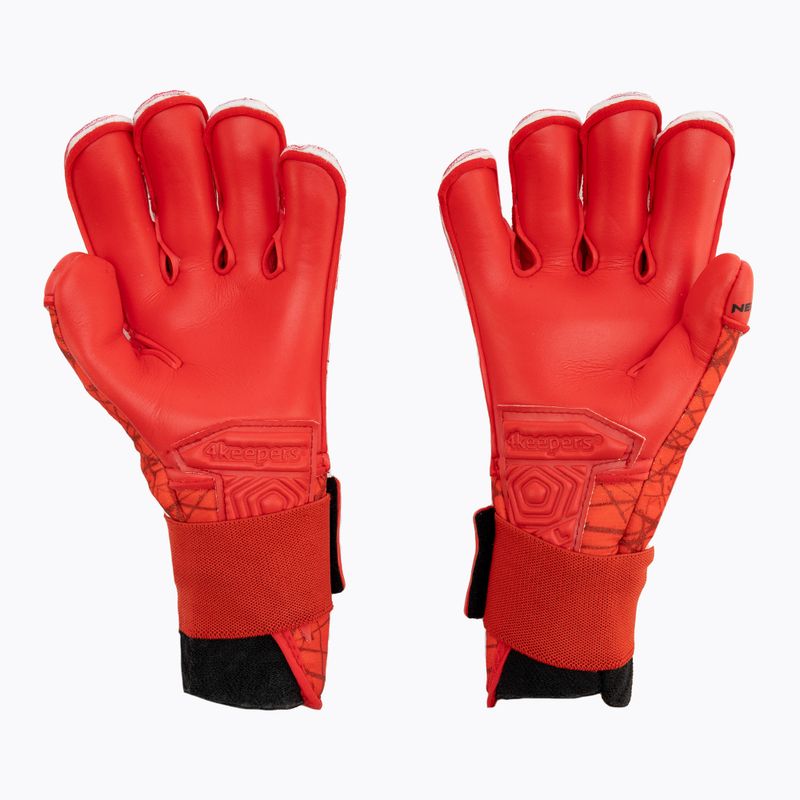 4Keepers Neo Rodeo Rf2G Jr detské brankárske rukavice červené 2