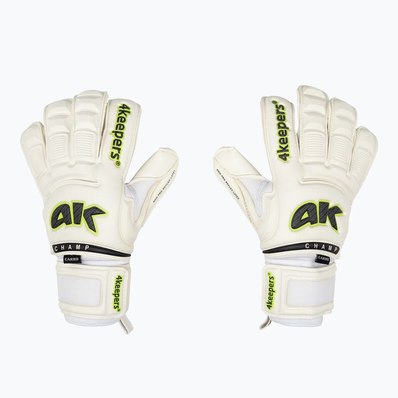 4Keepers Champ Carbo VI brankárske rukavice biele
