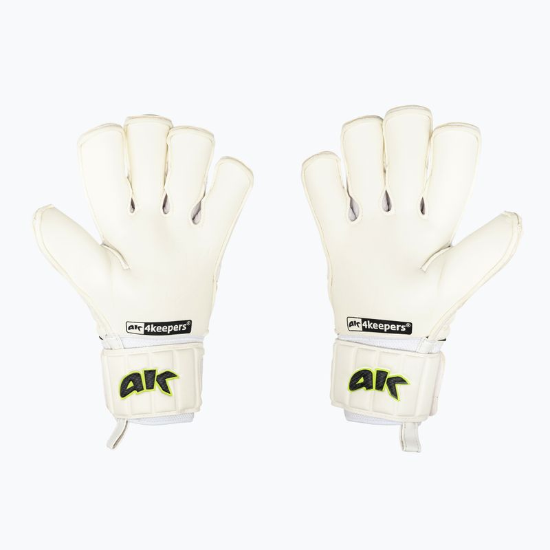 4Keepers Champ Carbo VI brankárske rukavice biele 2