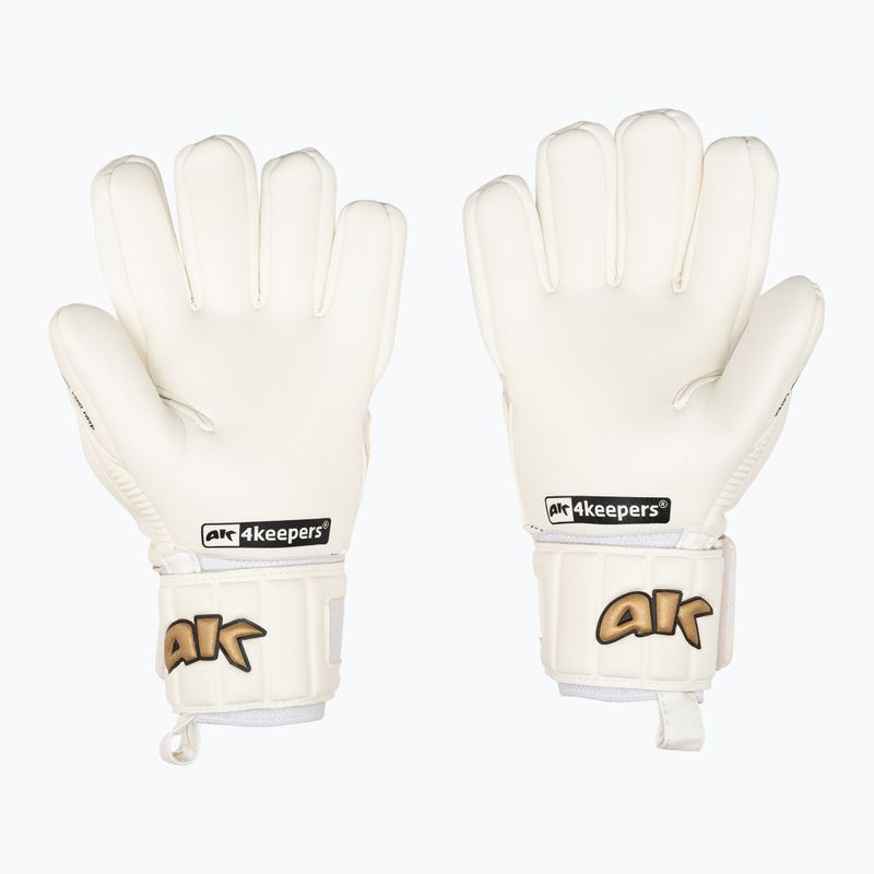 4Keepers Champ Gold VI brankárske rukavice biele 2