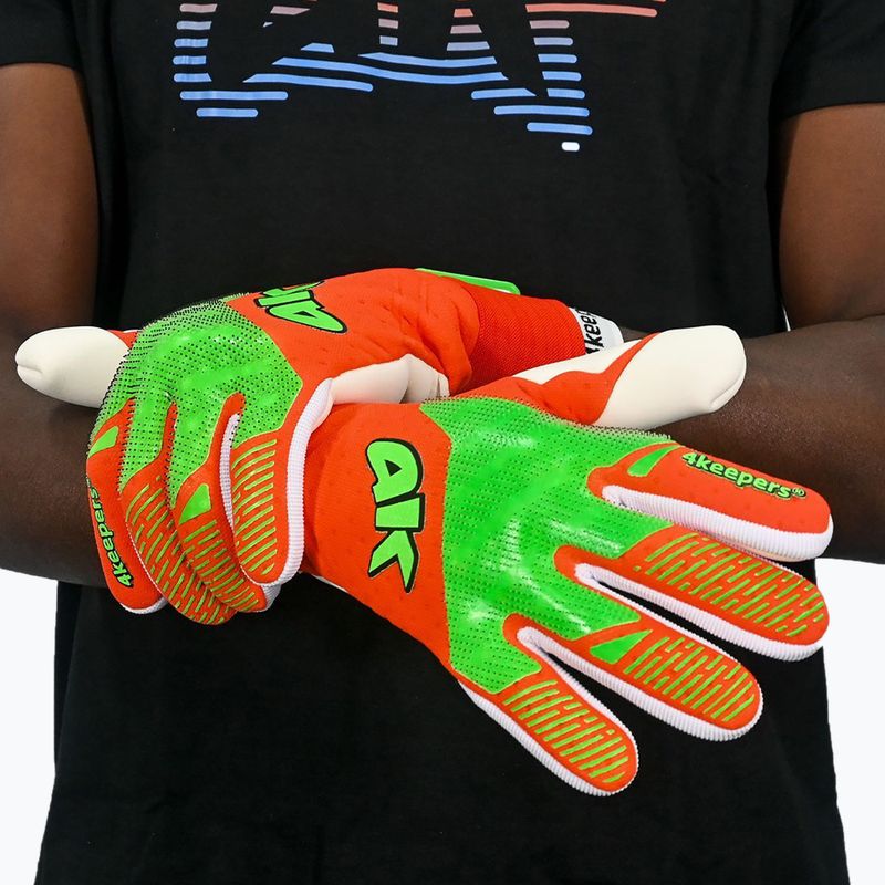 Brankárske rukavice 4keepers Elite Inferno NC  oranžové 6