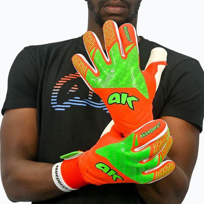 Brankárske rukavice 4keepers Elite Inferno NC  oranžové 7