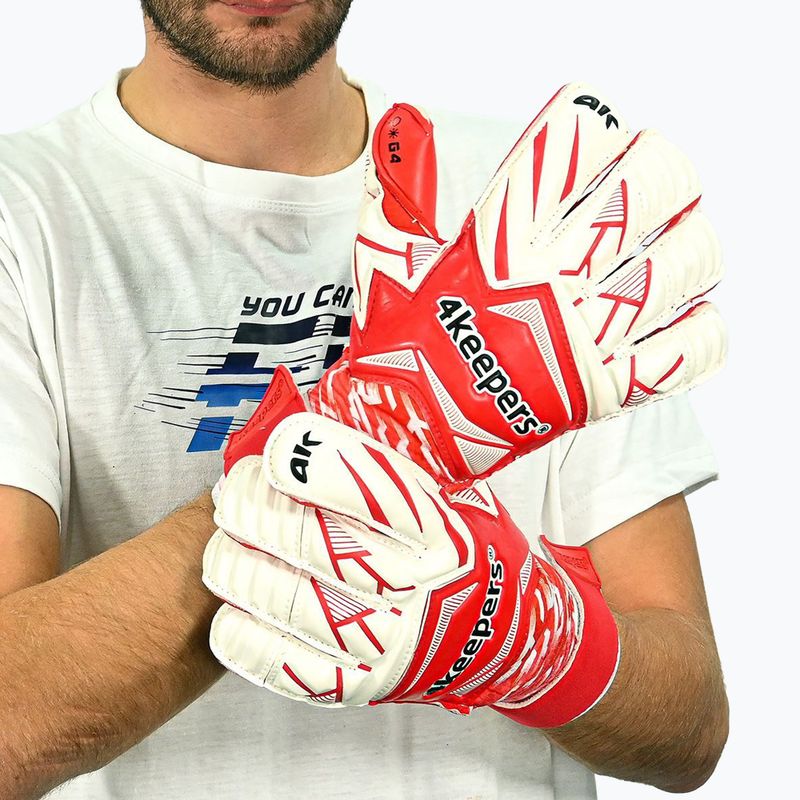 Brankárske rukavice 4keepers Force V4.25 RF2G červené 8