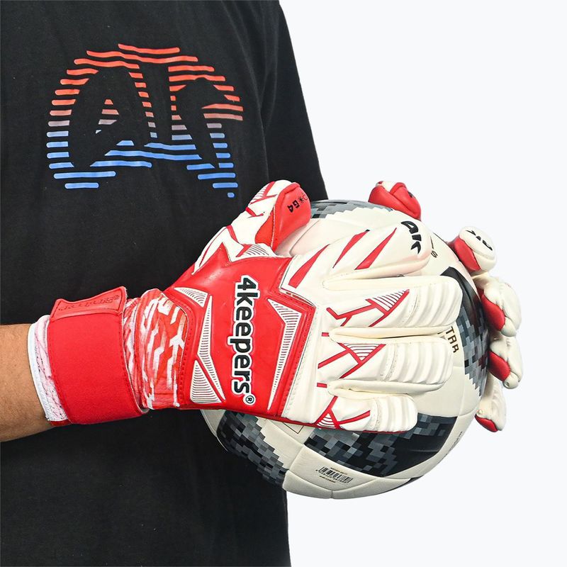Brankárske rukavice  4keepers Force V4.25 HNC červené 10