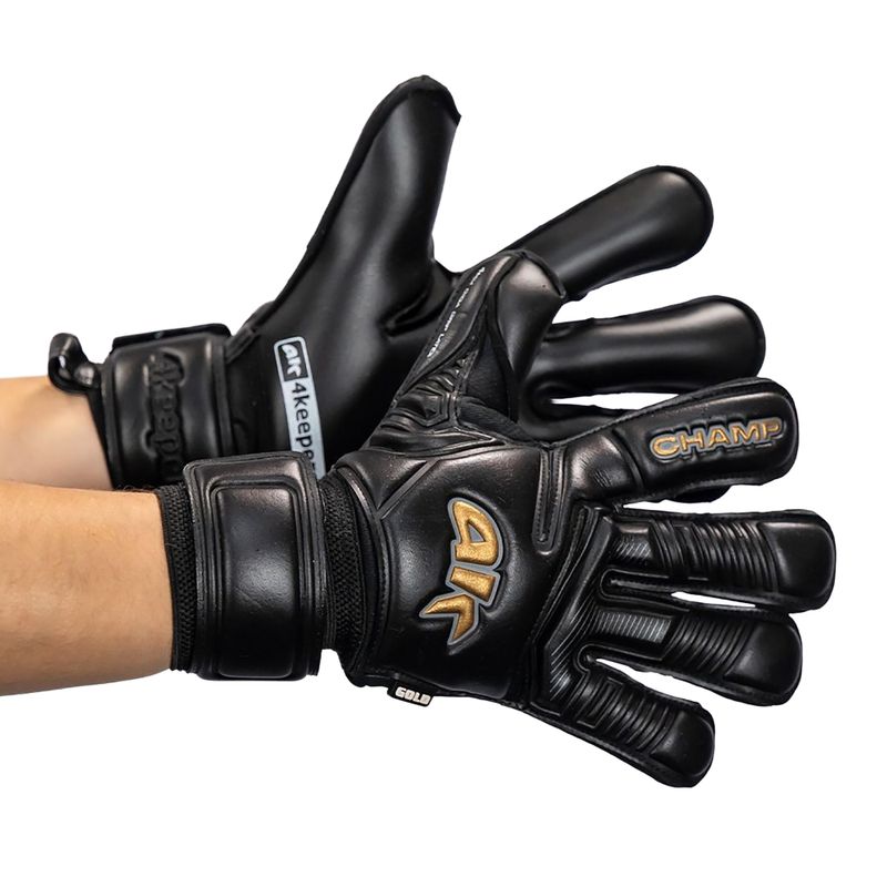 Detské brankárske rukavice 4keepers Champ Gold Black VII RF2G Jr gold/black 10