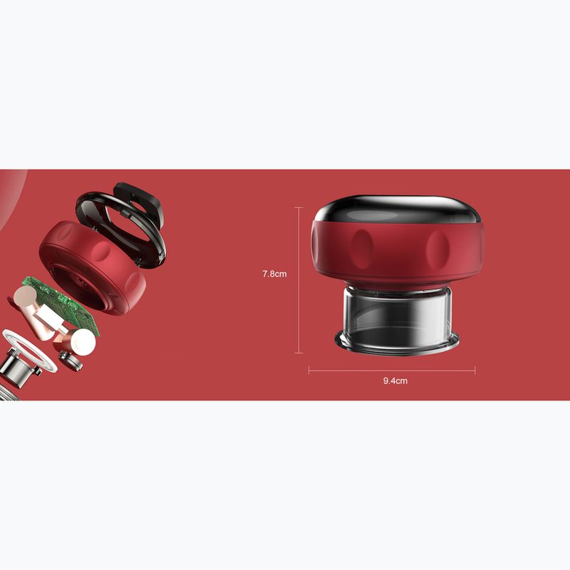 Čínska baňka KiCA Humanas BB01 red 7