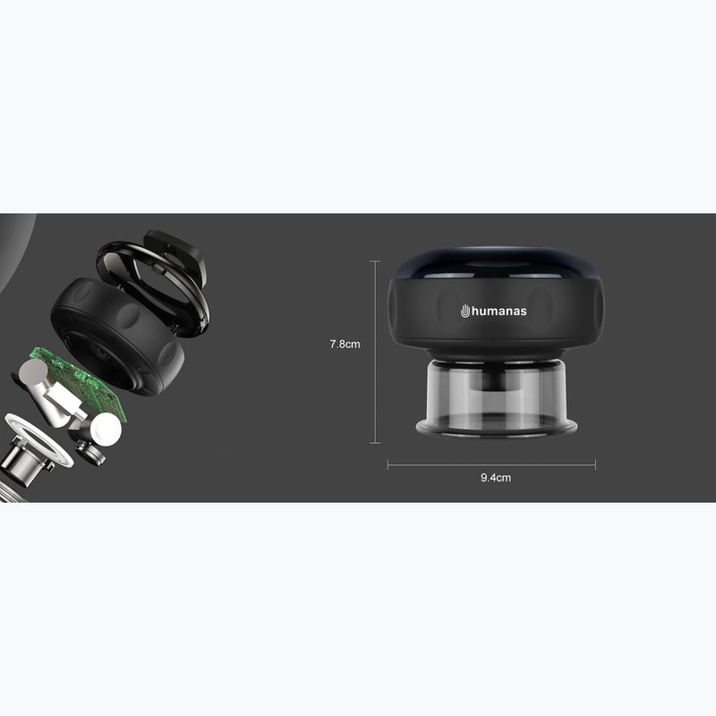 Čínska baňka KiCA Humanas BB01 black 7