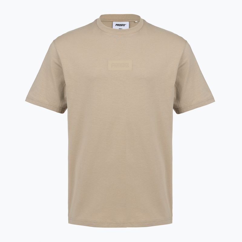 Pánske tričko PROSTO Box Logo beige