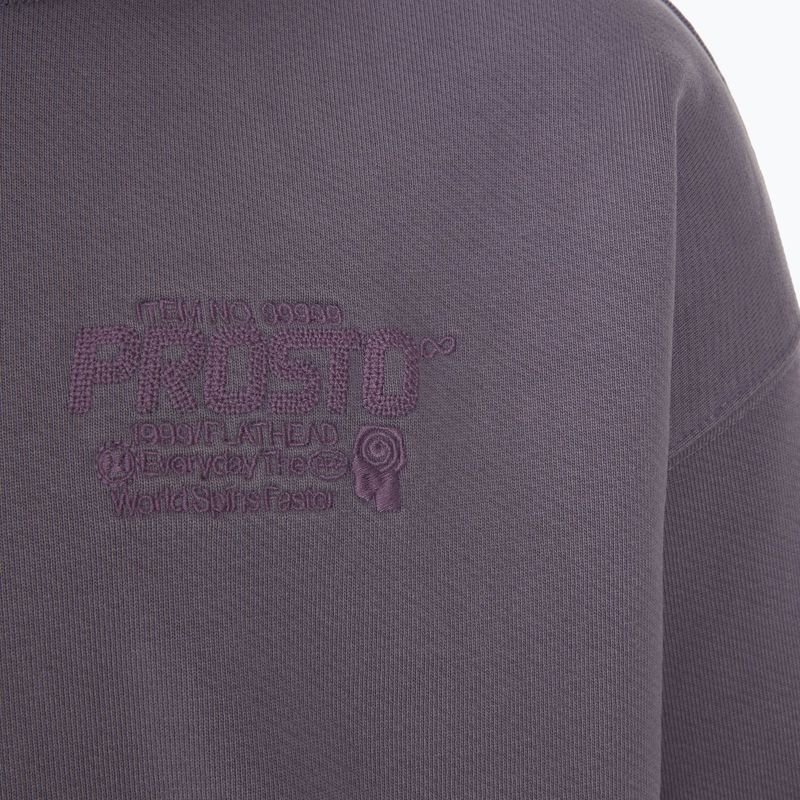 Pánska mikina PROSTO Flathead Hoodie washed lavender 5