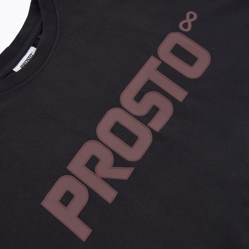 Pánske tričko PROSTO Big Logo washed black 3