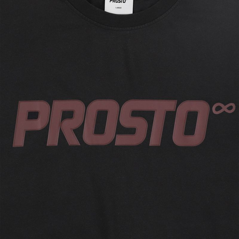 Pánske tričko PROSTO Big Logo washed black 3