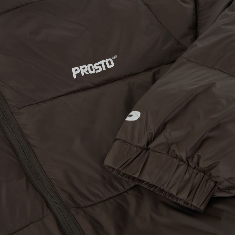 Pánska zimná bunda PROST Puffer dark brown 4