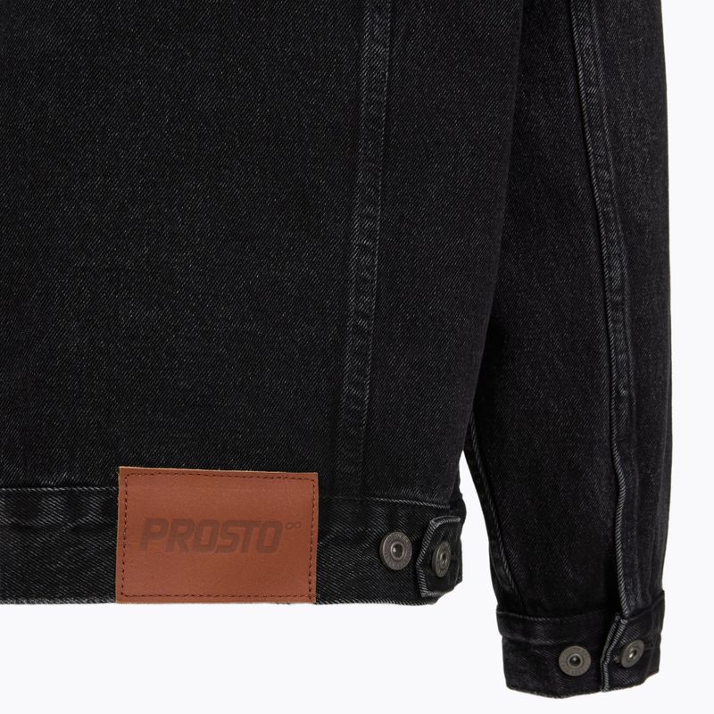 Pánska bunda PROSTO Civil washed black 3