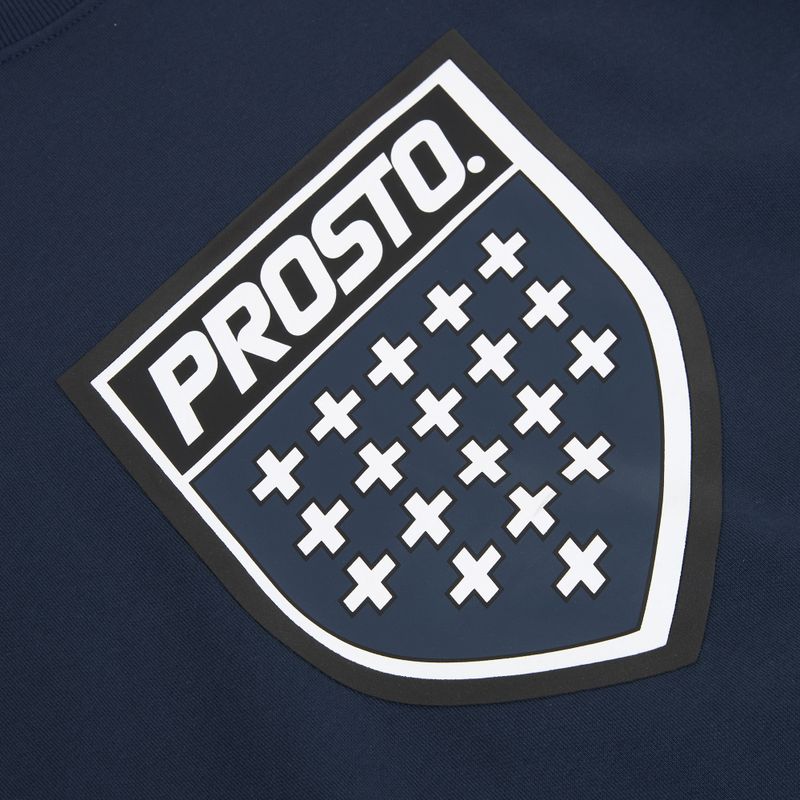 Pánska mikina PROSTO Big Shield Crewneck navy 3
