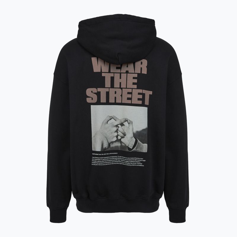 Pánska mikina PROSTO Wear The Street Hoodie black 2
