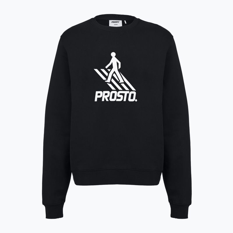 Pánska mikina PROSTO Crossing Crewneck black