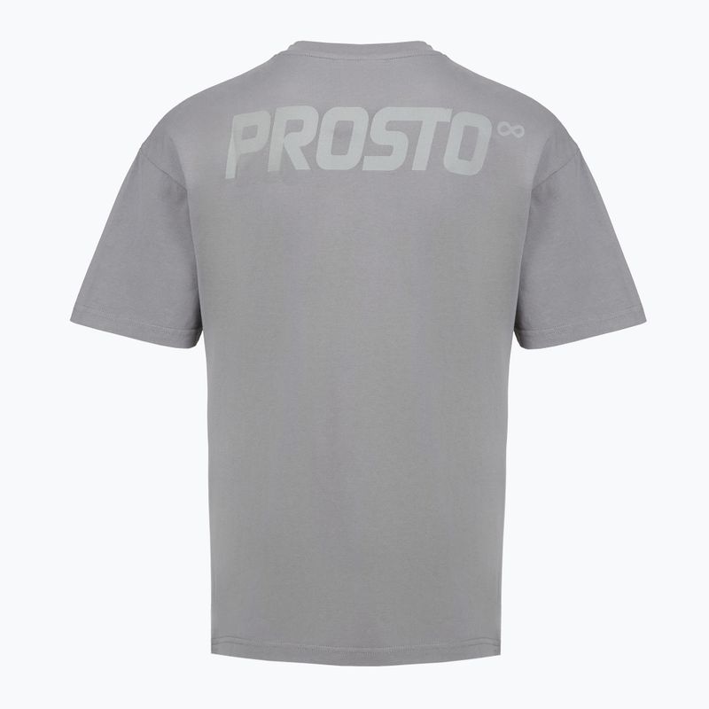 Pánske tričko PROSTO Big Log Infinity gray 2