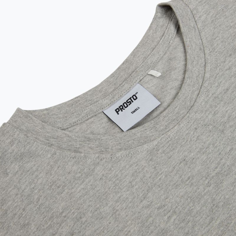 Pánske tričko PROSTO Big Log grey/melange 3