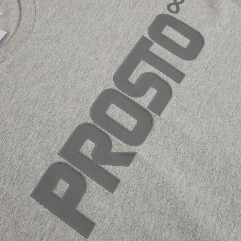 Pánske tričko PROSTO Big Log grey/melange 4