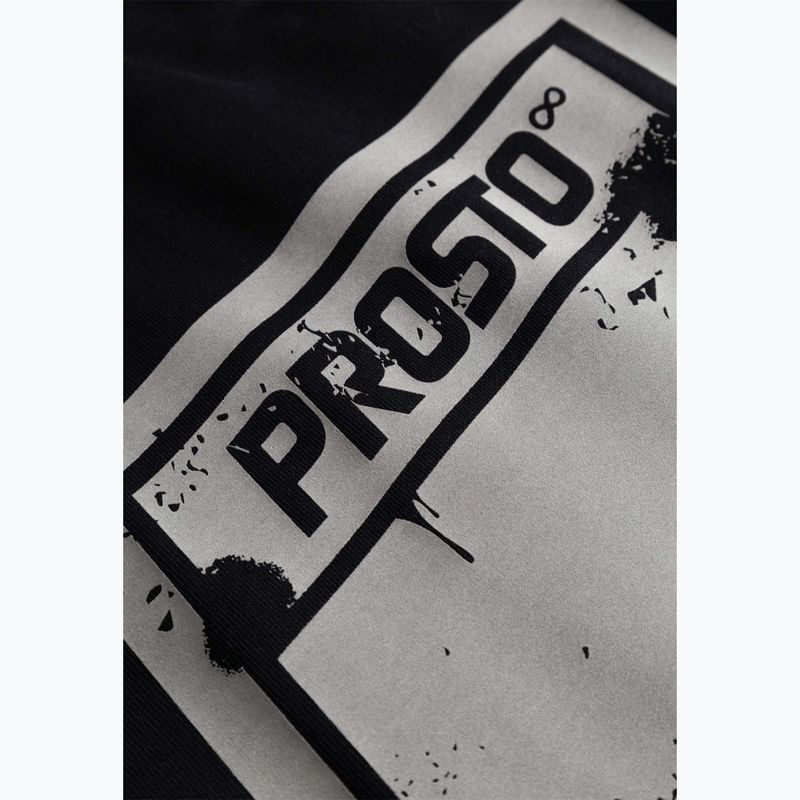 Pánska mikina PROSTO Hoodie Splash Shield black 3