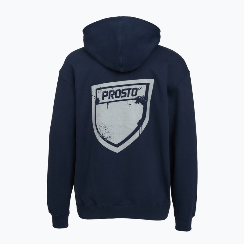 Pánska mikina PROSTO Hoodie Splash Shield navy blue 2