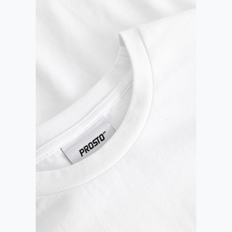 Pánske tričko PROSTO Root white/navy blue 3