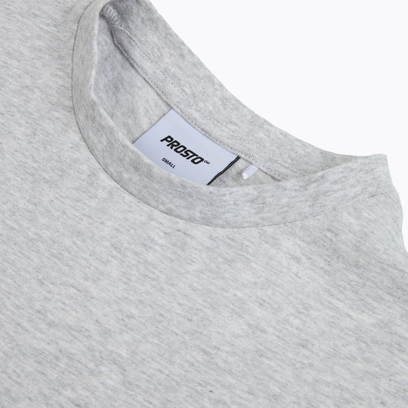 Pánske tričko PROSTO Base grey/melange 3
