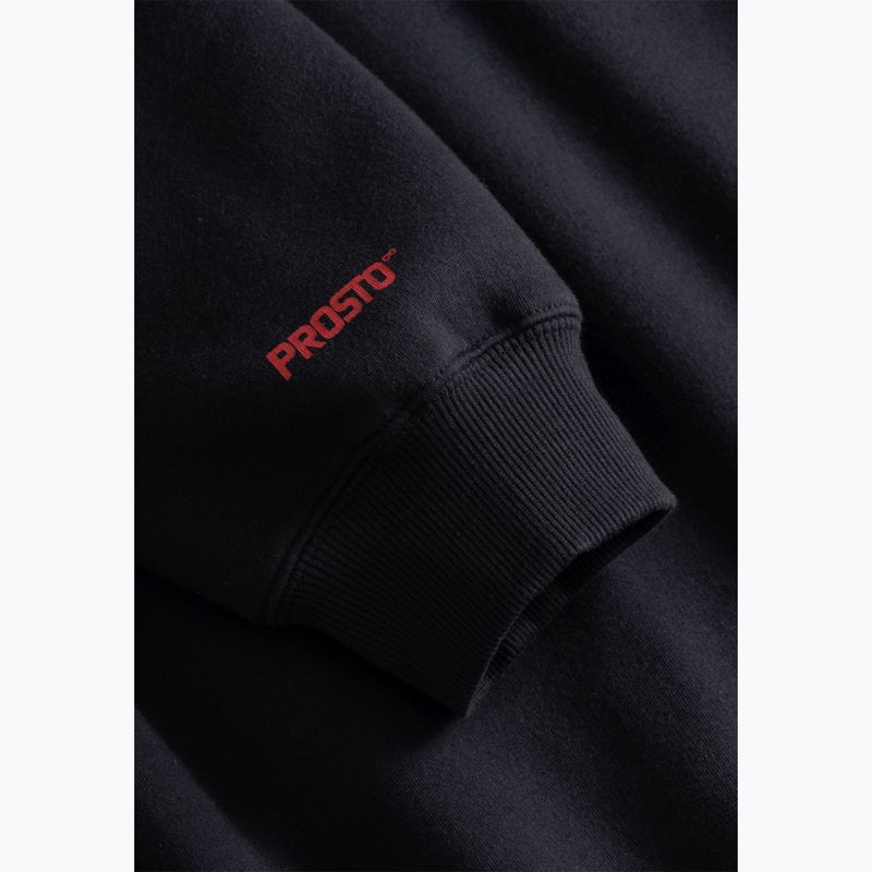 Pánska mikina PROSTO Hoodie Bark black 4