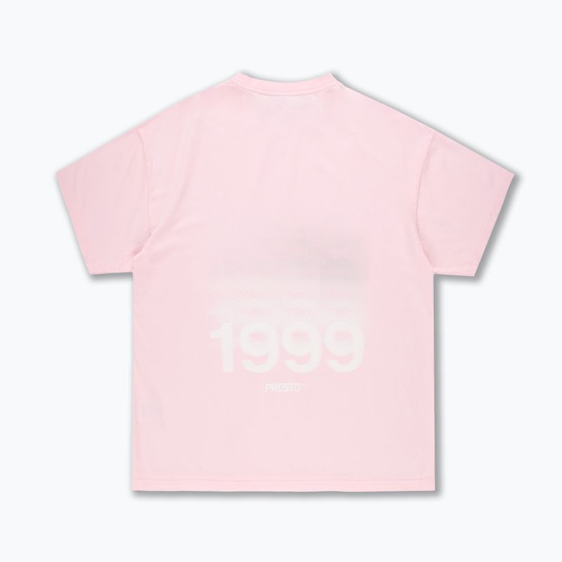 Pánske tričko PROSTO 1999 glitch pink 2