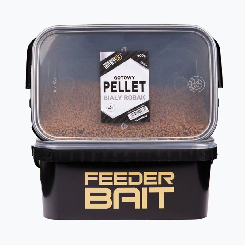 Feeder Bait pelety White Worm Ready 2 mm 600 g FB28-5