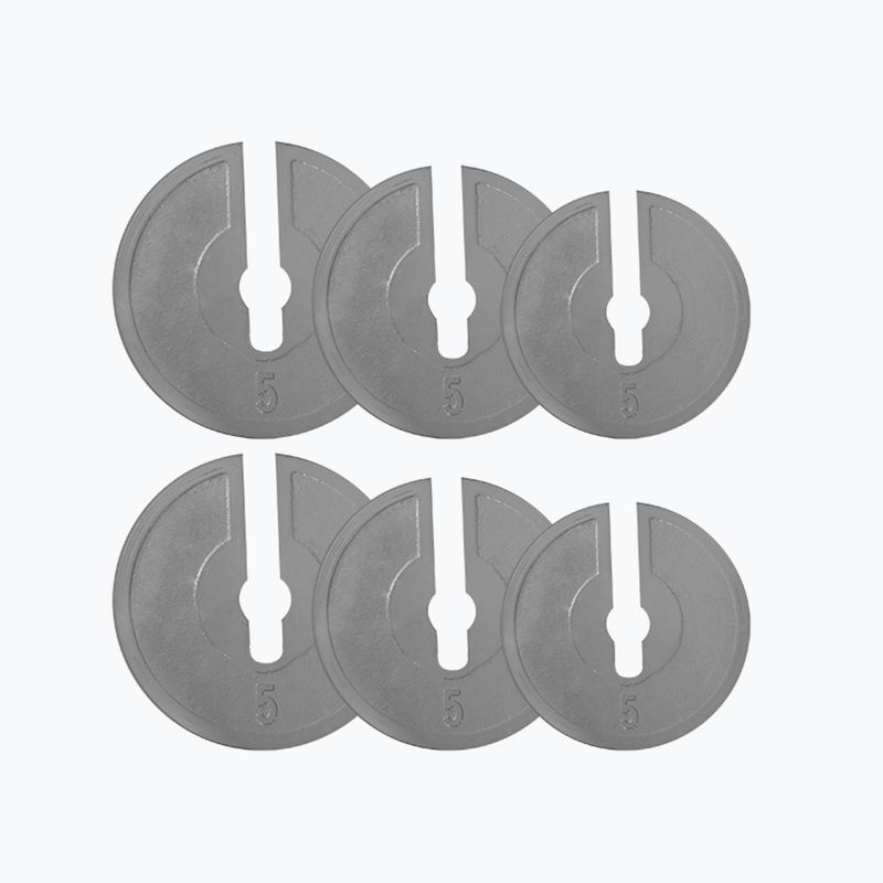 Nastaviteľný kettlebel HMS KR40 grey/black 7