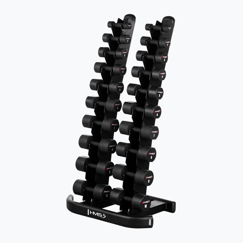 Činky HMS HPT02 TPU 2 ks 4 kg black 6