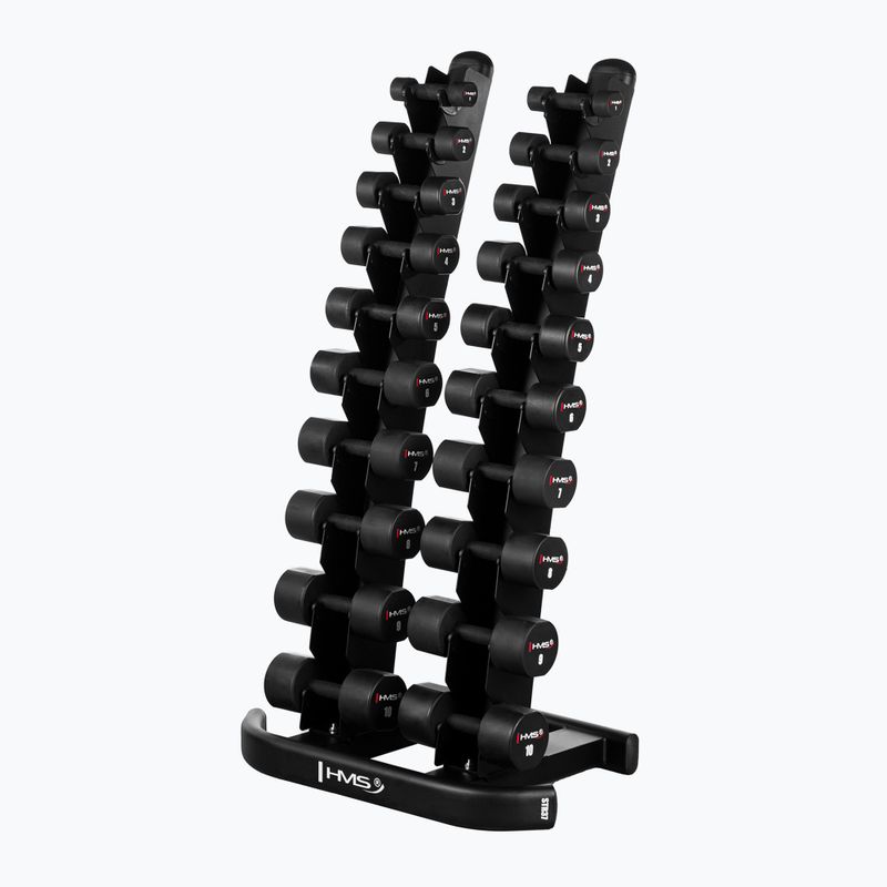 Činky HMS HPT02 TPU 2 ks 6 kg black 6
